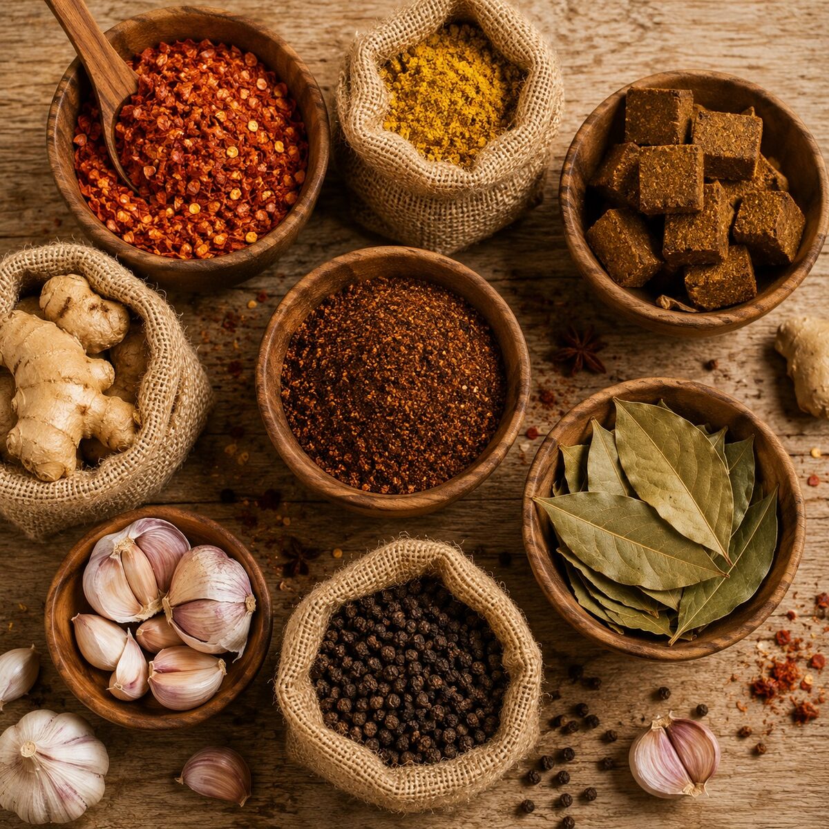 Épices, Bouillons & Condiments