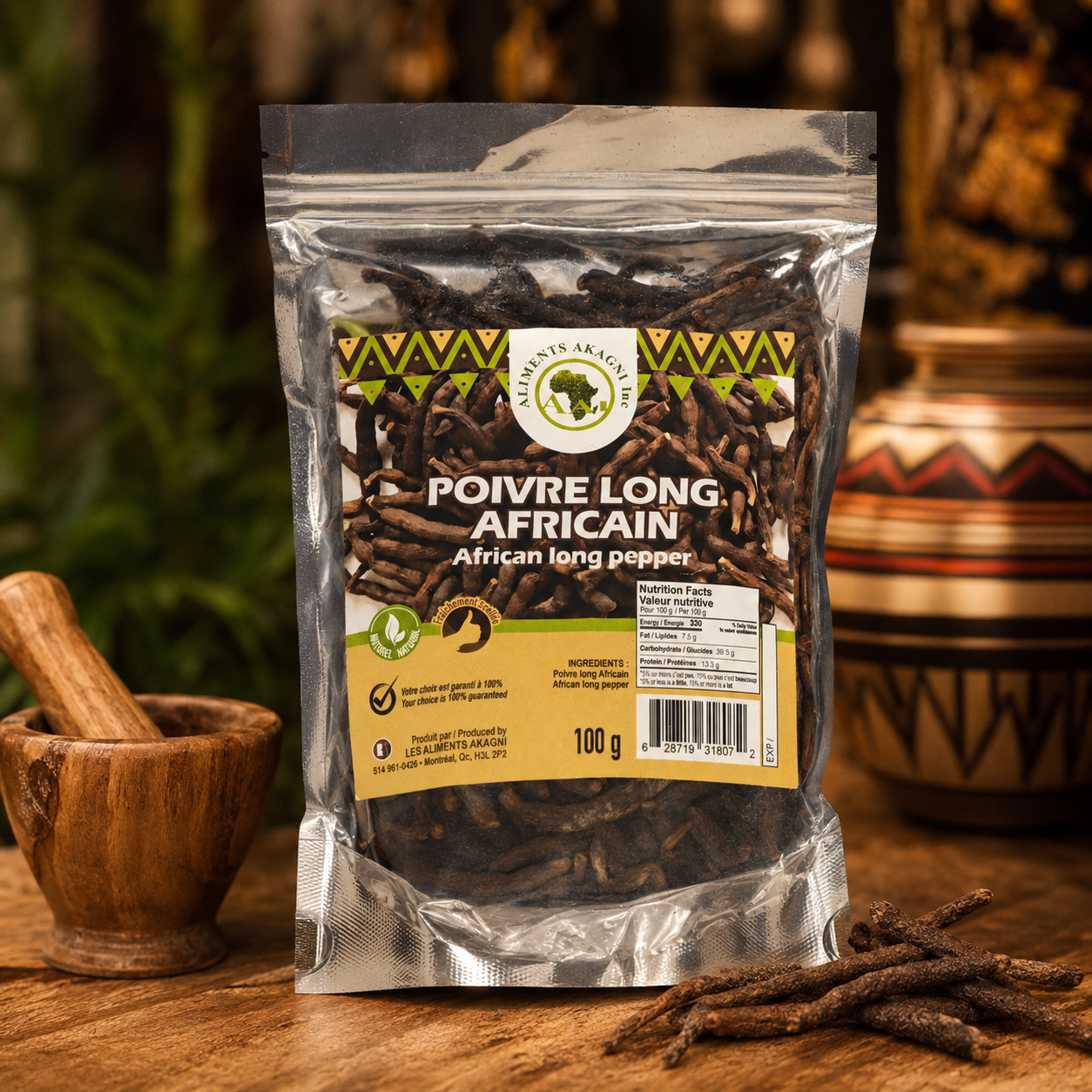 Akagni — Poivre long africain (Pebe)