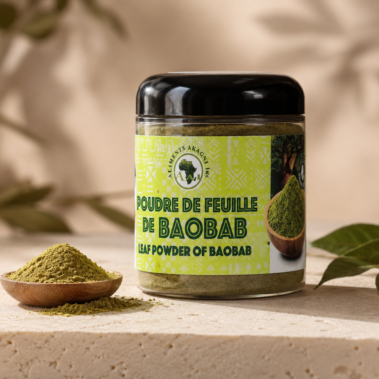 Akagni — Poudre de feuille de baobab
