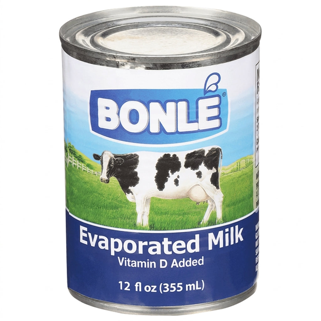 Bonle Evaporated Milk 355 mL — packshot fond blanc