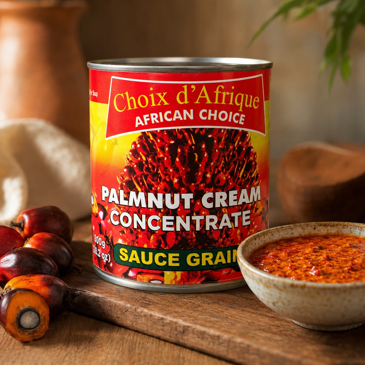 CHOIX D'AFRIQUE / AFRICAN CHOICE — Palmnut Cream Concentrate 800 g