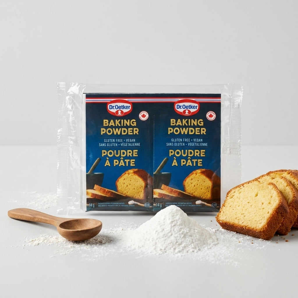 Dr. Oetker Baking Powder — mise en scène