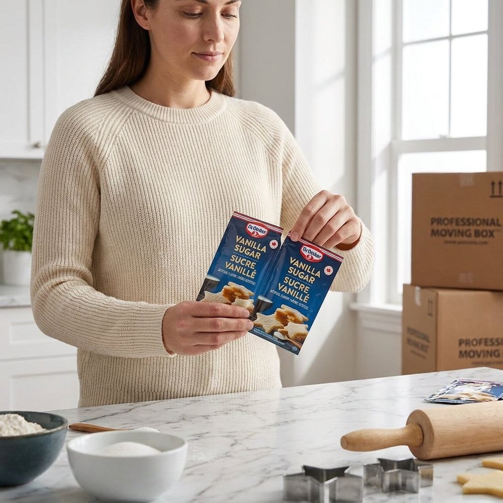 Dr. Oetker Sucre vanillé — femme en cuisine