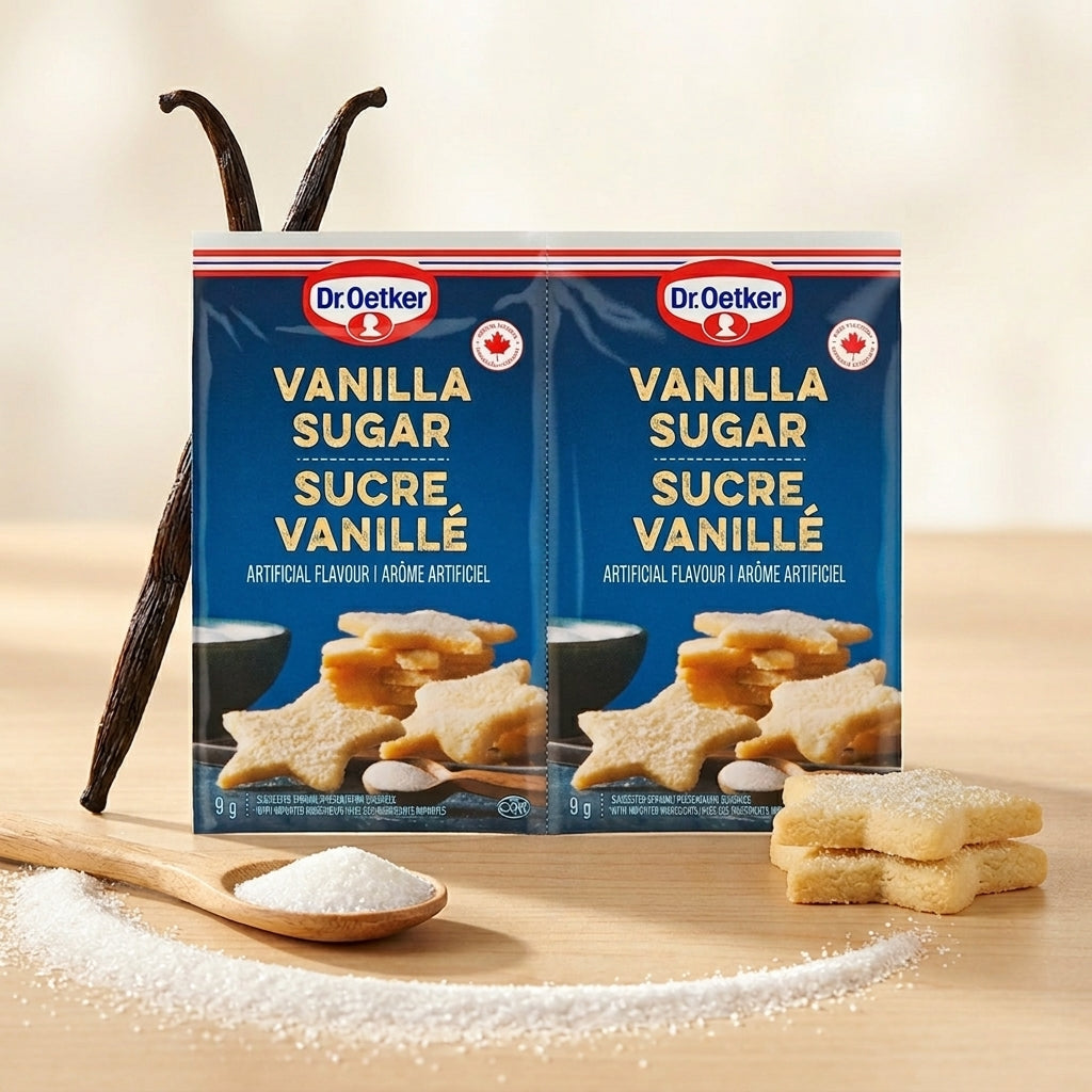 Dr. Oetker Sucre vanillé — mise en scène