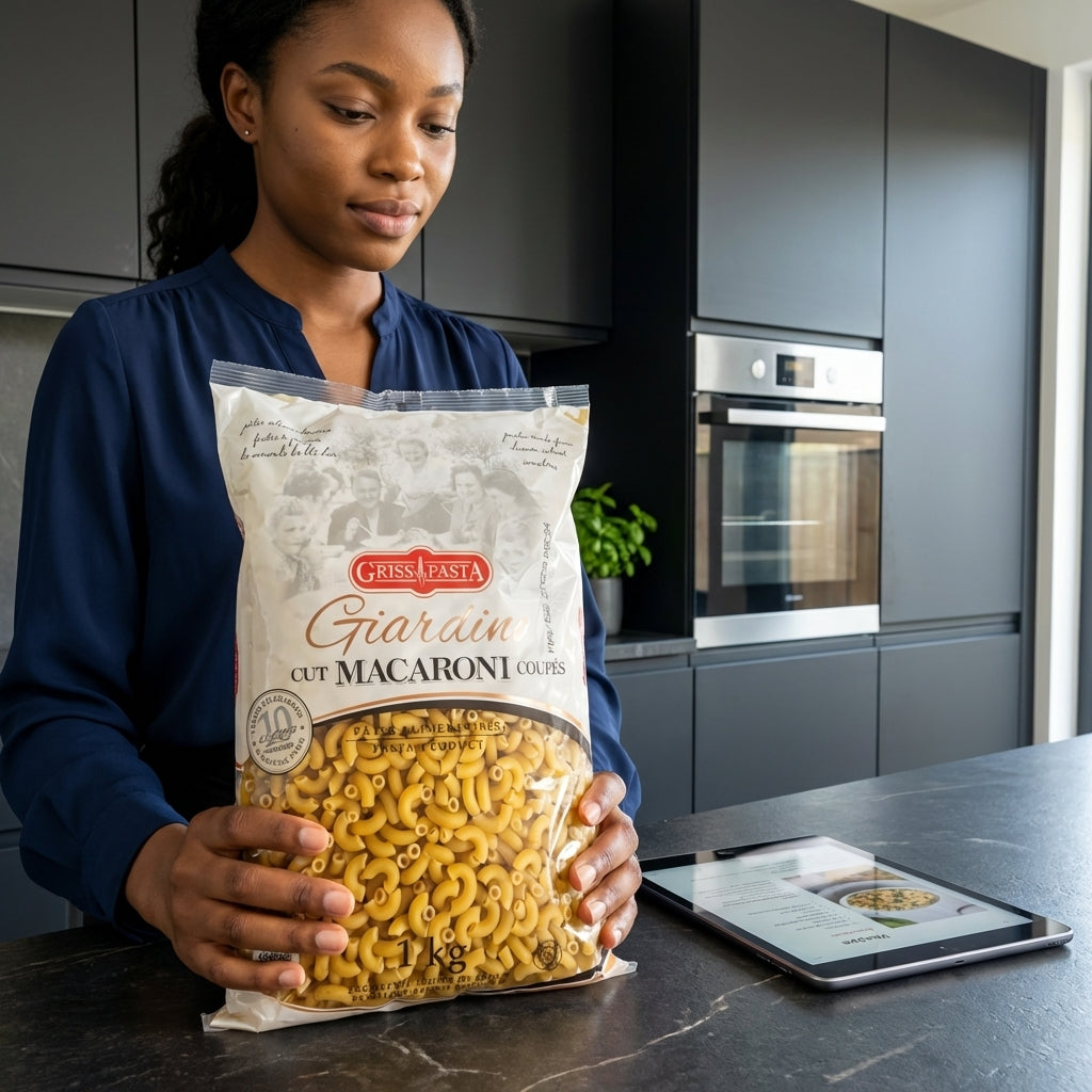 Griss Pasta Giardino Macaroni — ambiance cuisine