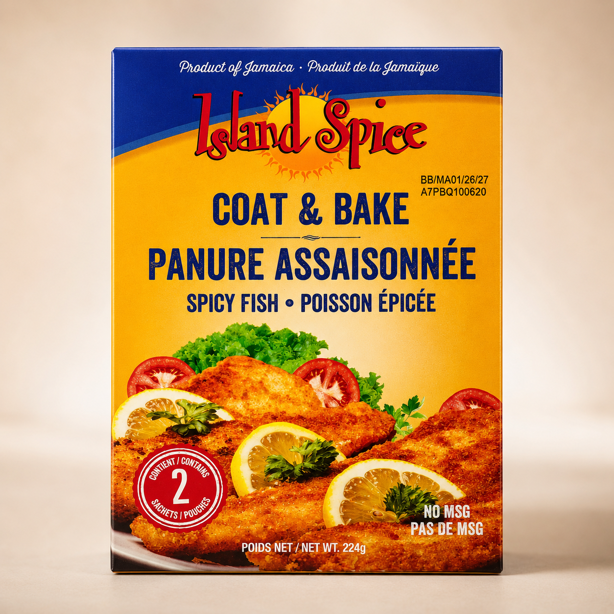 Island Spice Jamaica — Coat & Bake — Spicy Fish