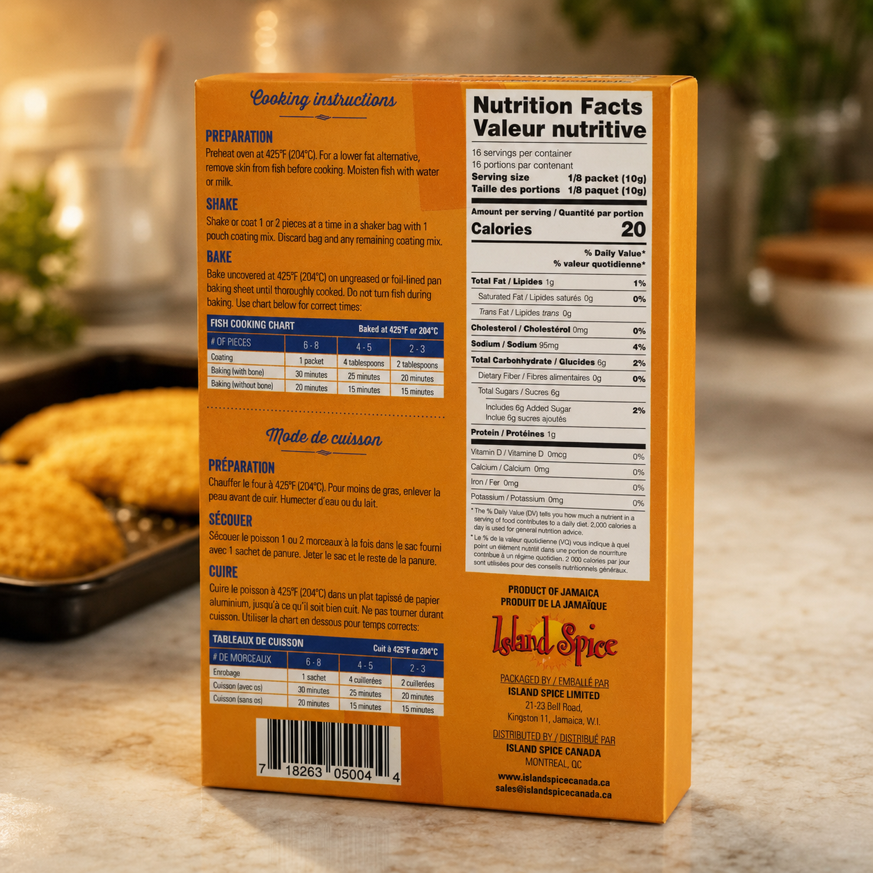 Island Spice Jamaica — Coat & Bake — Spicy Fish