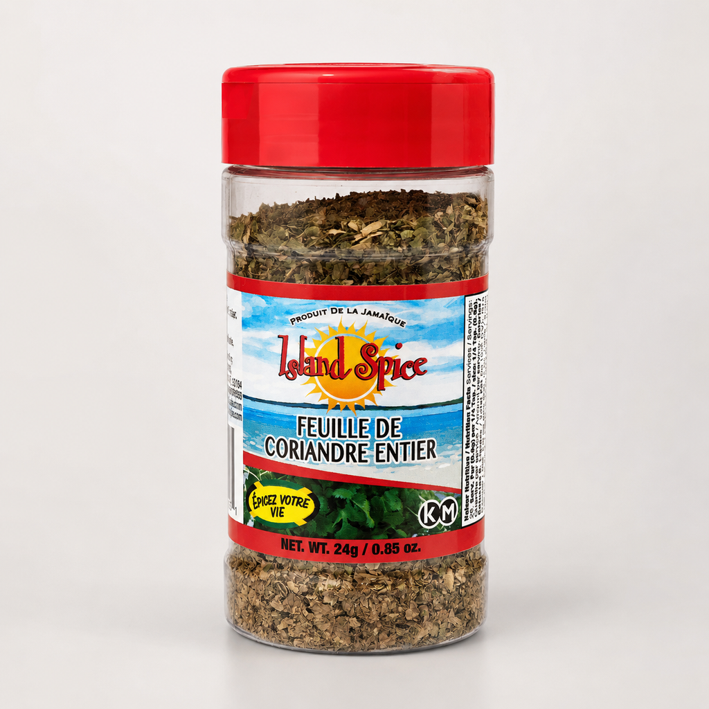 Island Spice Jamaica — Feuille de coriandre entière
