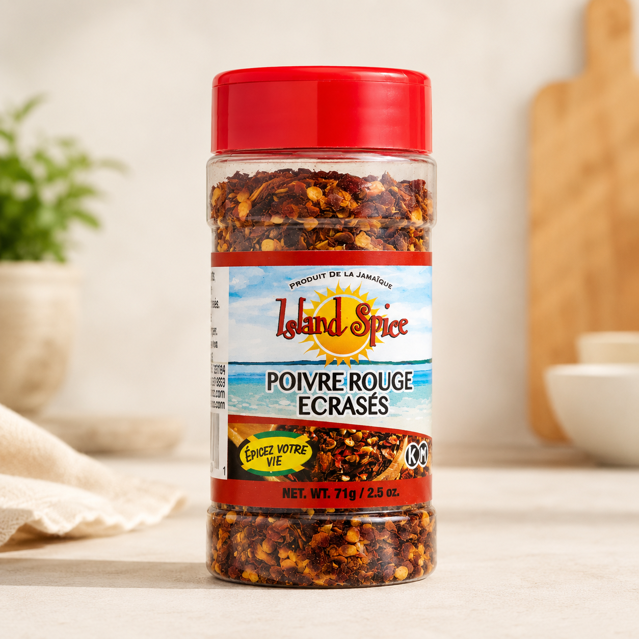Island Spice Jamaica — Poivre rouge écrasé (Crushed Red Pepper)