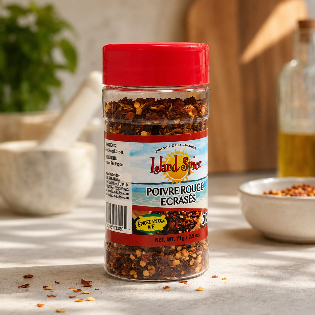 Island Spice Jamaica — Poivre rouge écrasé (Crushed Red Pepper)