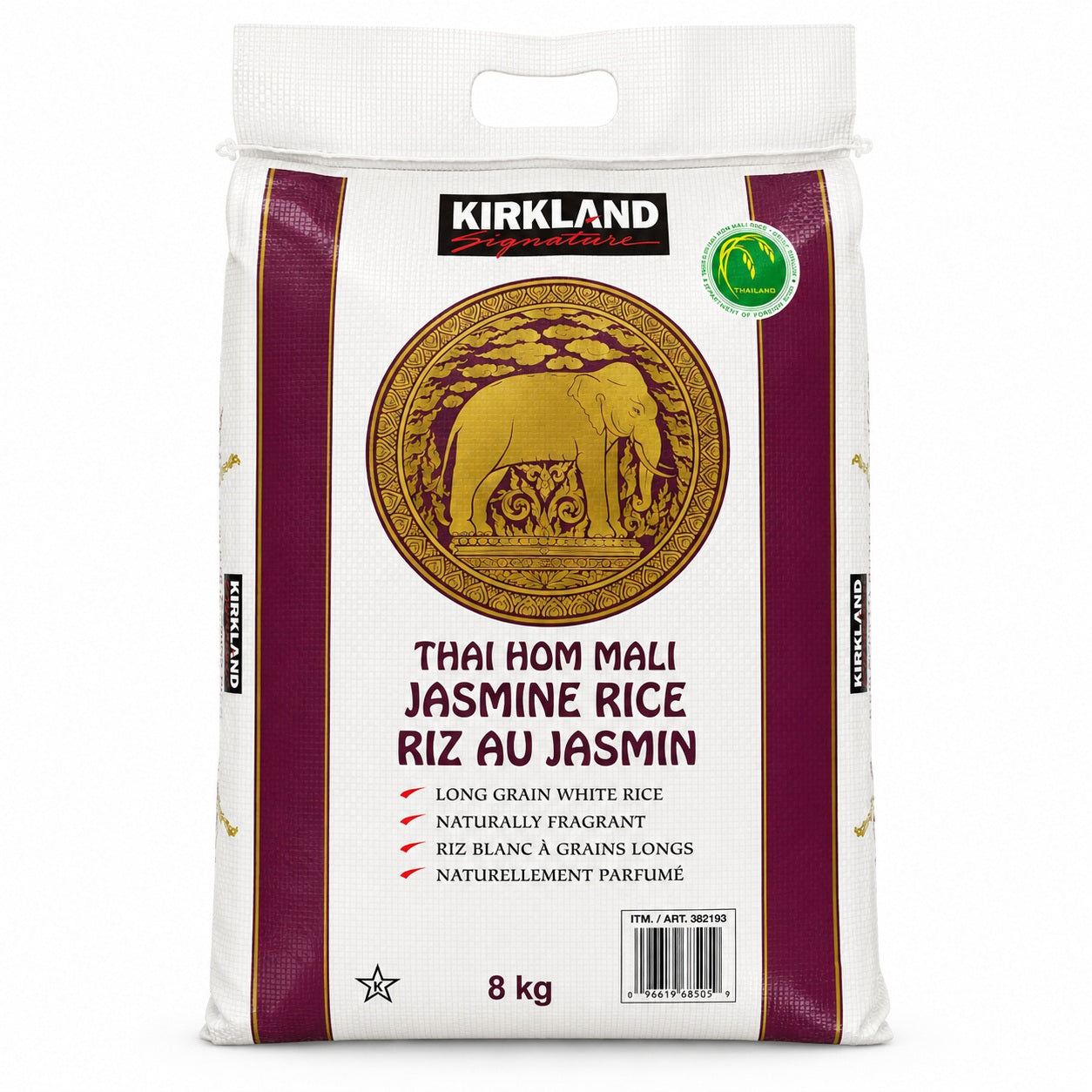 KIRKLAND SIGNATURE — COSTCO — Thai Hom Mali Jasmine Rice