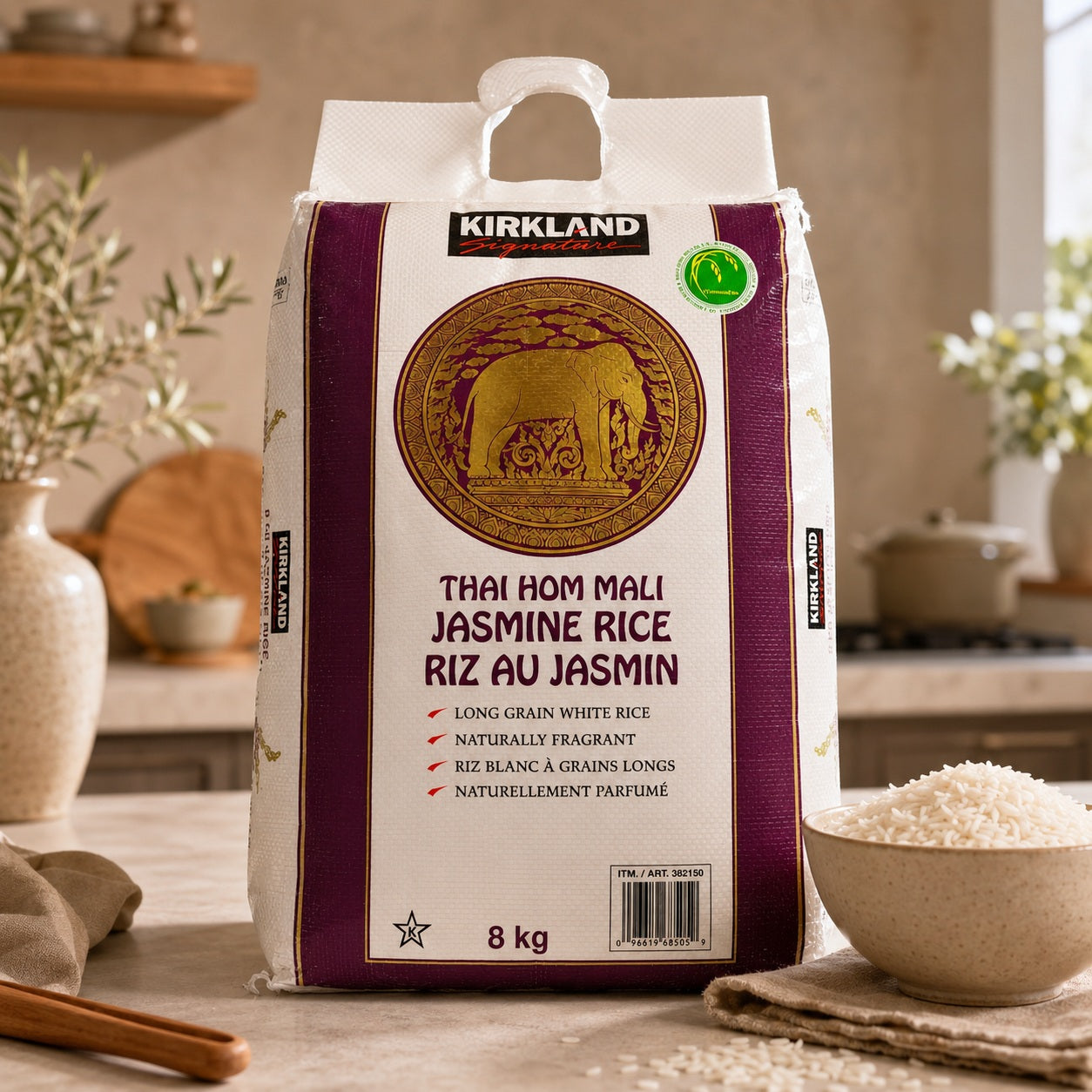 KIRKLAND SIGNATURE — COSTCO — Thai Hom Mali Jasmine Rice