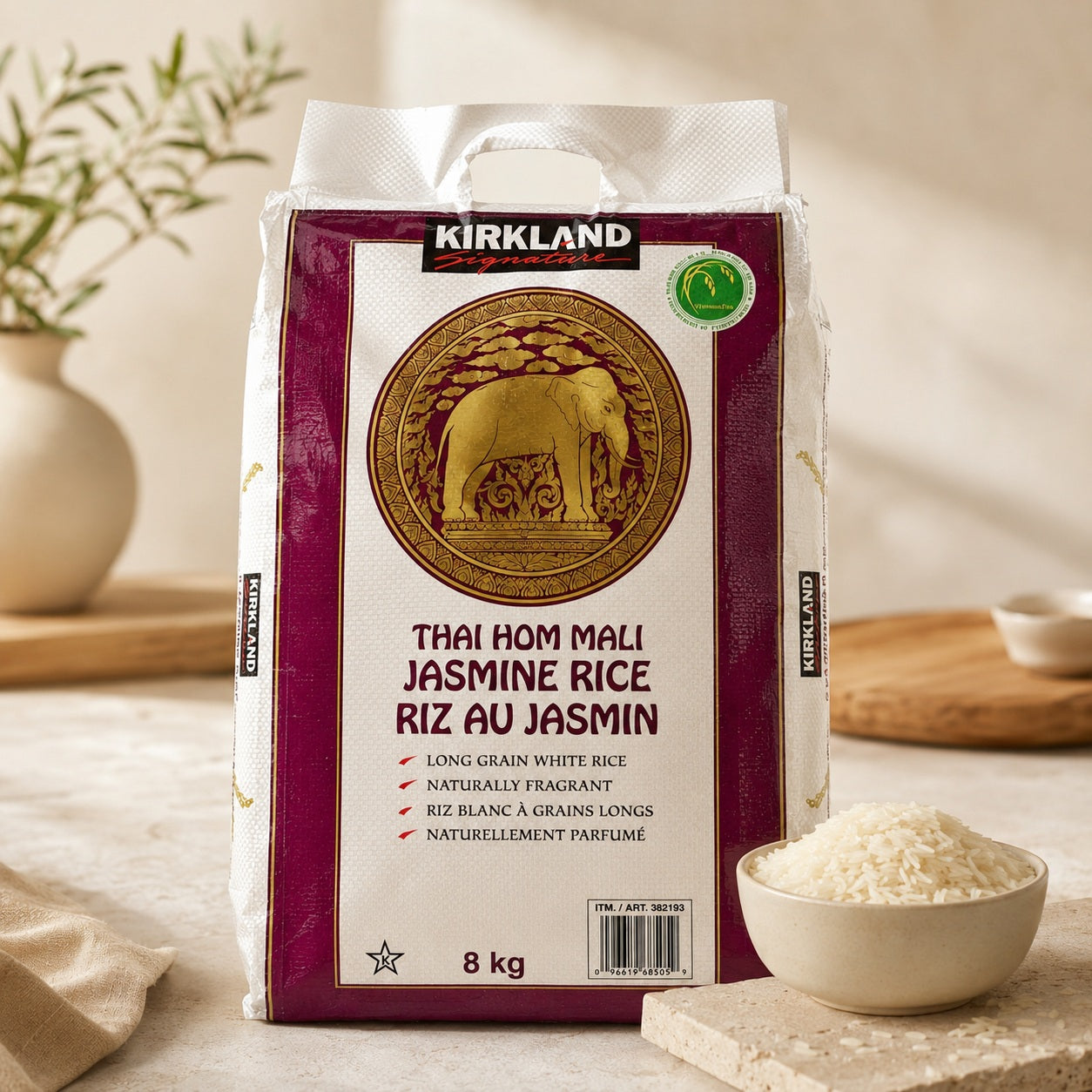 KIRKLAND SIGNATURE — COSTCO — Thai Hom Mali Jasmine Rice
