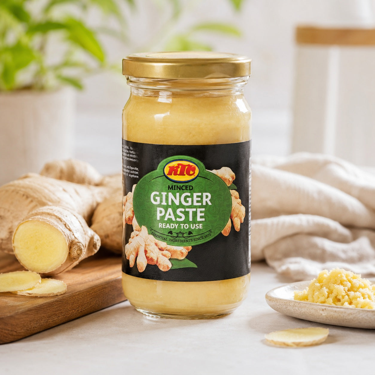 KTC — ESSENTIAL INGREDIENTS SINCE 1972 — Minced Ginger Paste