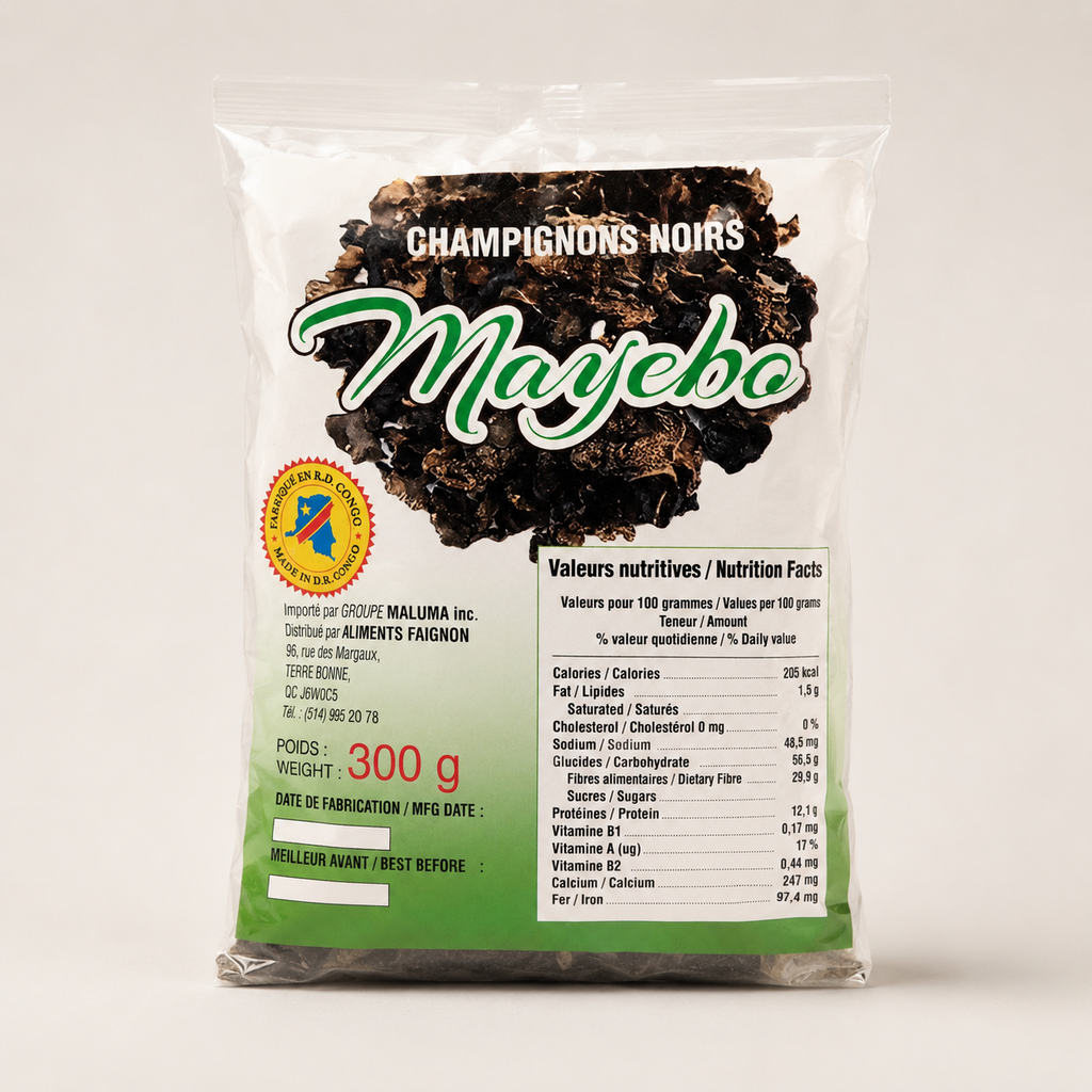Majebo — Champignons noirs séchés