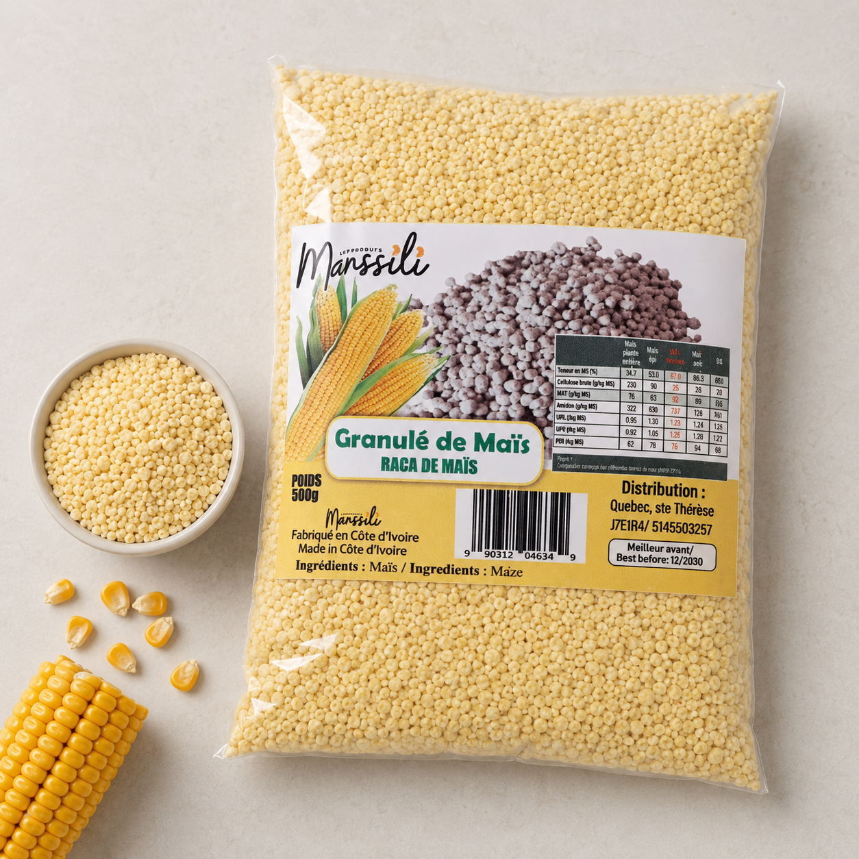 Mansili — Granulé de Maïs