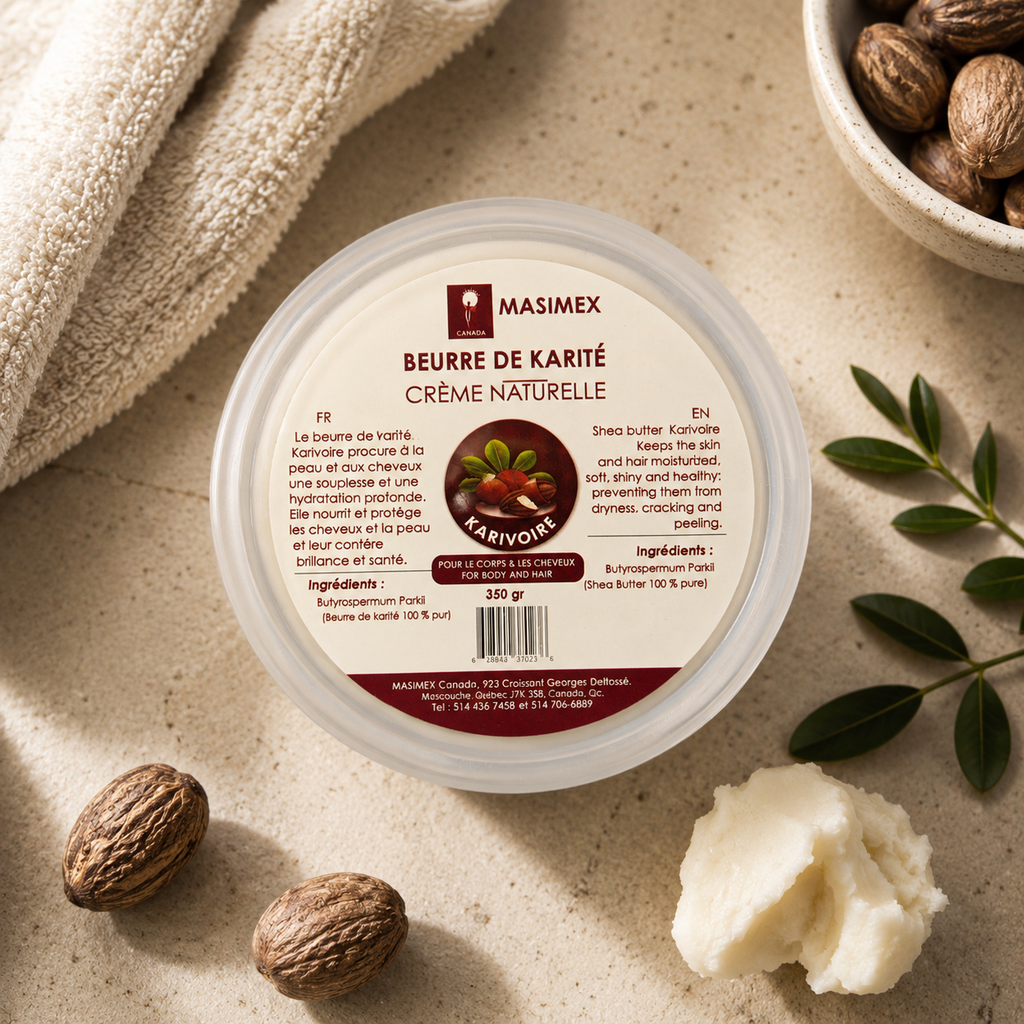 Masimex Karivoire — Beurre de karité 100 % pur