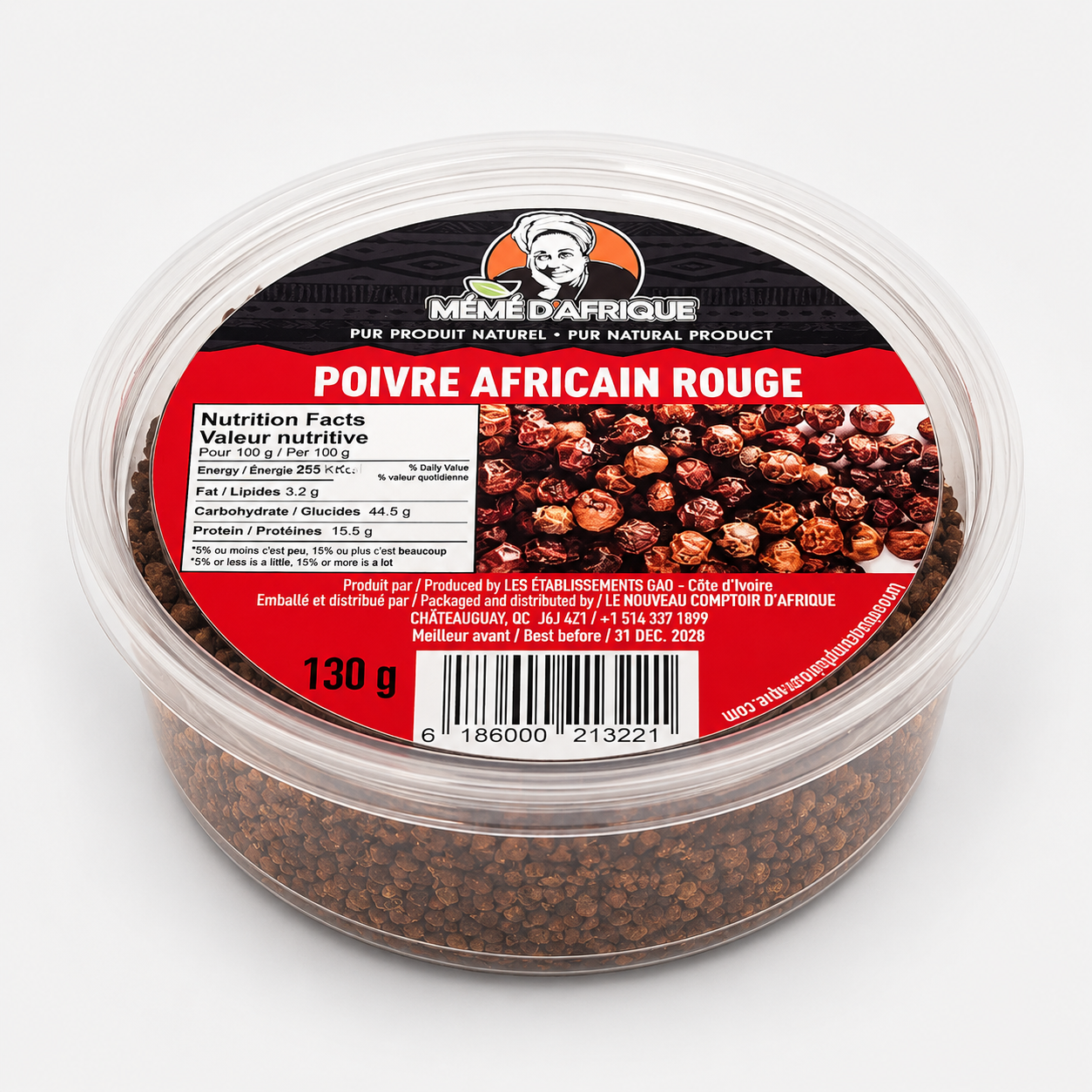 Même Afrique — Poivre Africain Rouge