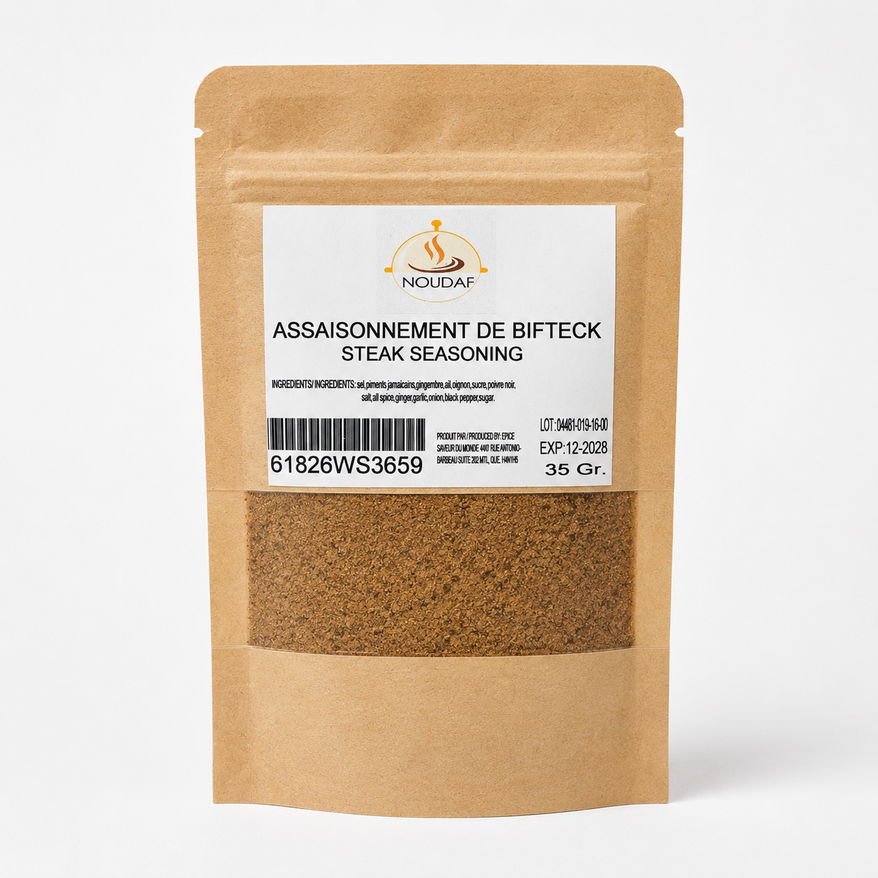 NOUDAF — Assaisonnement Bifteck