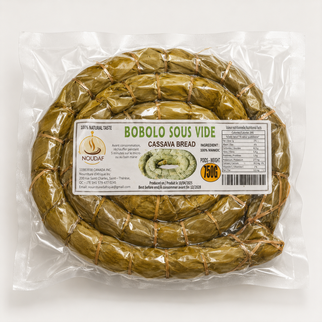 NOUDAF — Bobolo Sous Vide — Pain de manioc