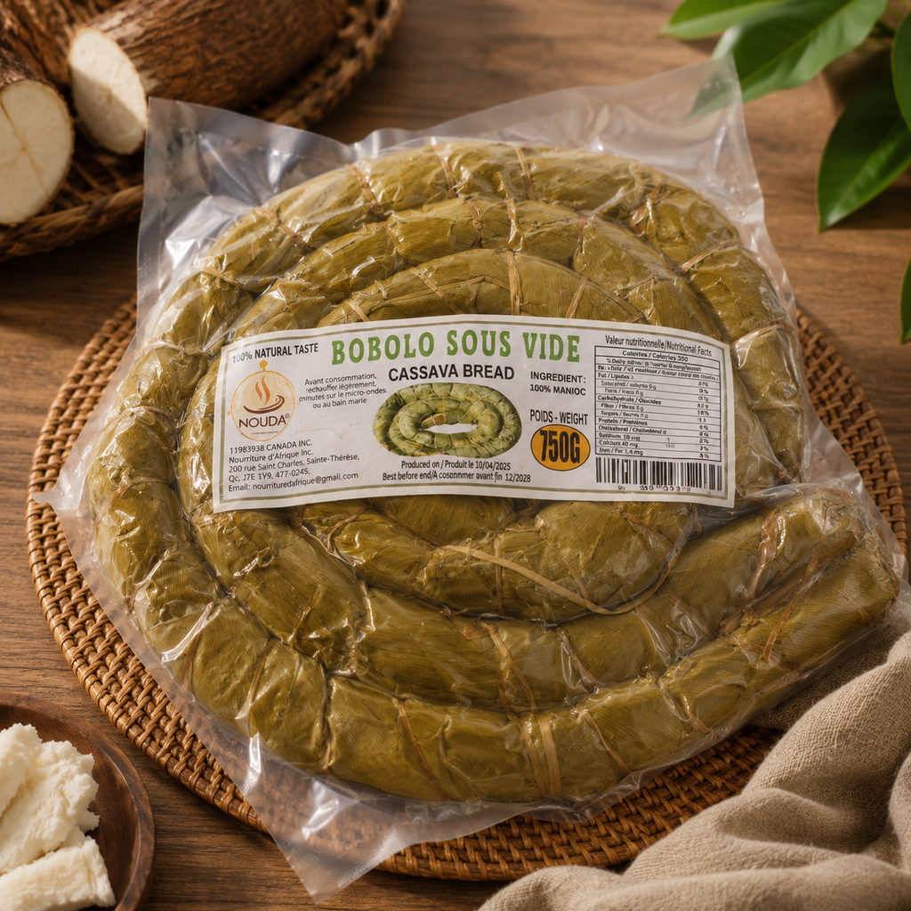 NOUDAF — Bobolo Sous Vide — Pain de manioc