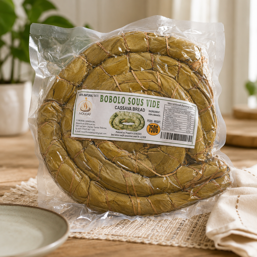 NOUDAF — Bobolo Sous Vide — Pain de manioc
