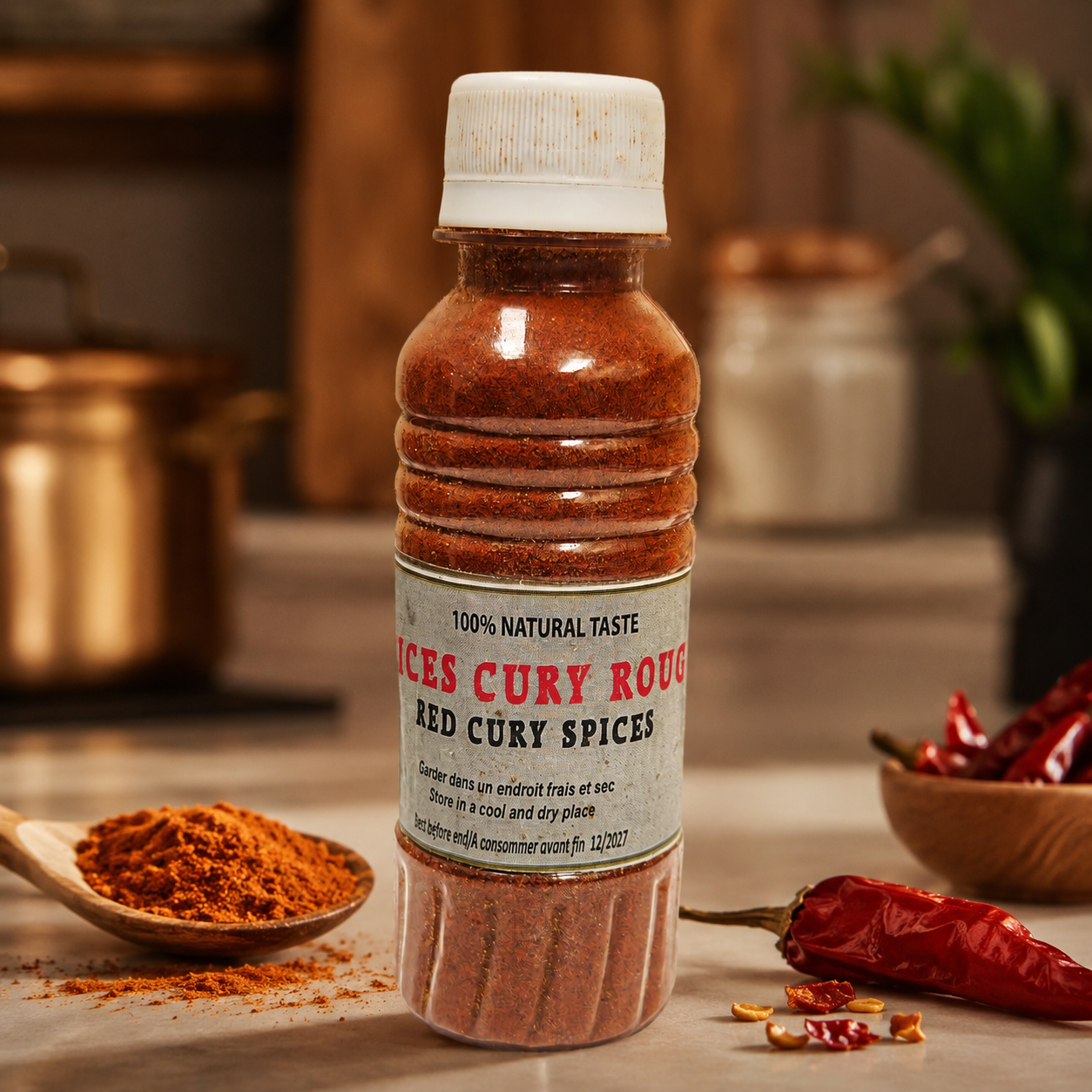 NOUDAF — Curry Rouge (bouteille)