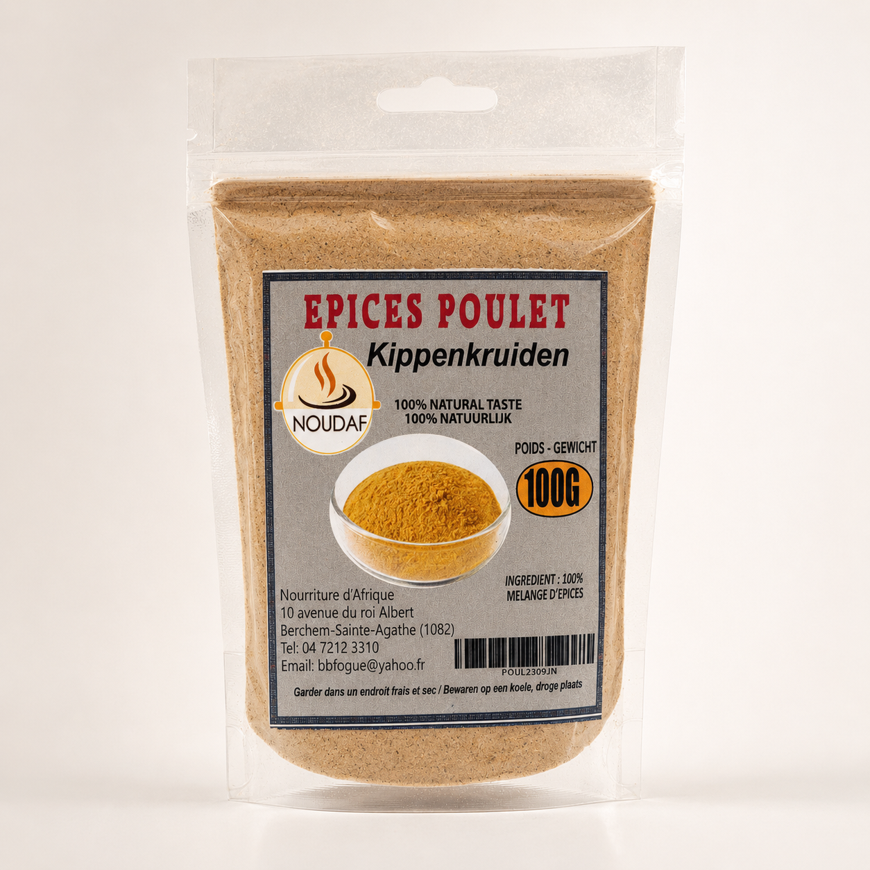 NOUDAF — Épices Poulet (sachet)