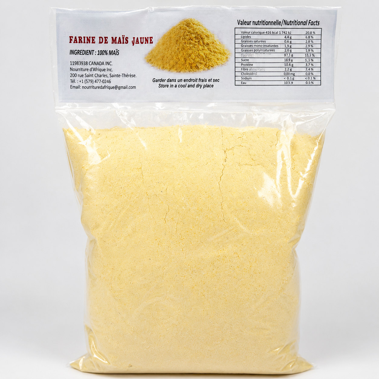 NOUDAF — Farine de Maïs Jaune