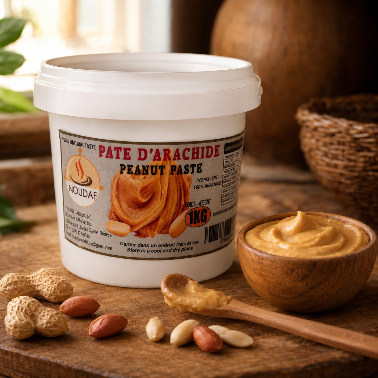NOUDAF — NOURRITURE D'AFRIQUE INC. — Pâte d'arachide / Peanut Paste