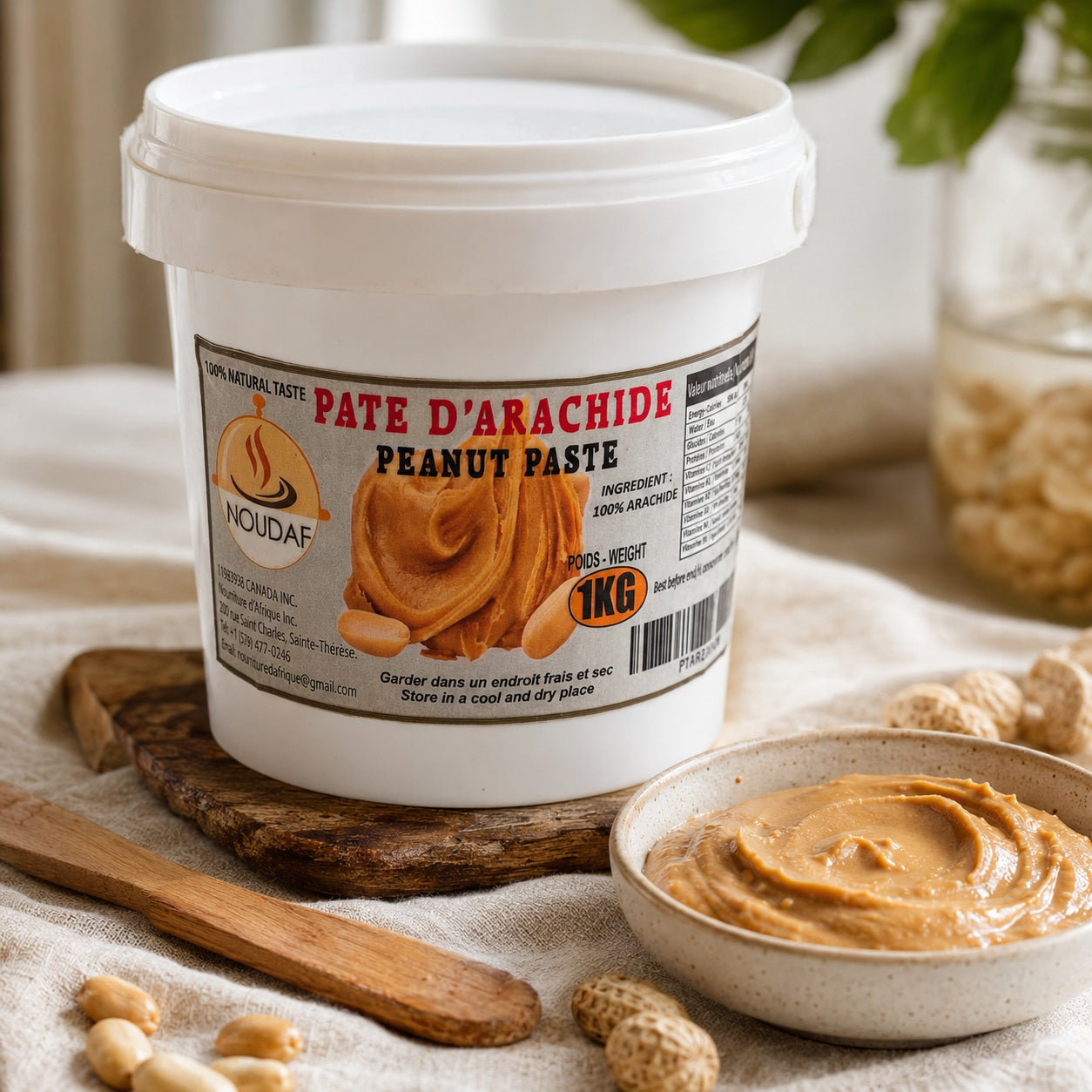 NOUDAF — NOURRITURE D'AFRIQUE INC. — Pâte d'arachide / Peanut Paste