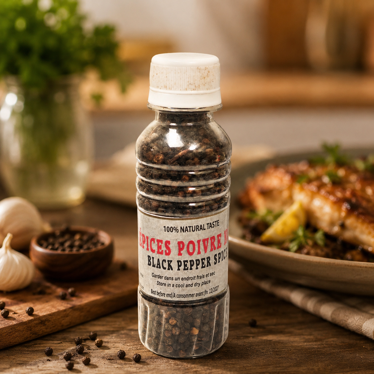 NOUDAF — Poivre Noir Moulu (bouteille)