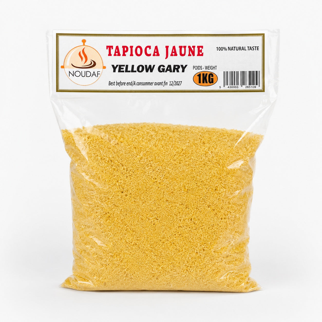 NOUDAF — 100 % NATURAL TASTE — Tapioca Jaune / Yellow Gary