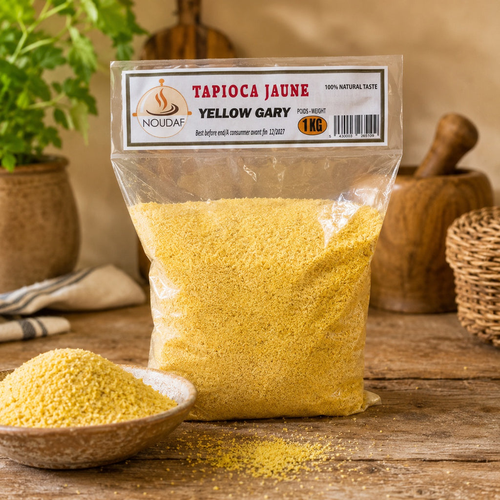 NOUDAF — 100 % NATURAL TASTE — Tapioca Jaune / Yellow Gary