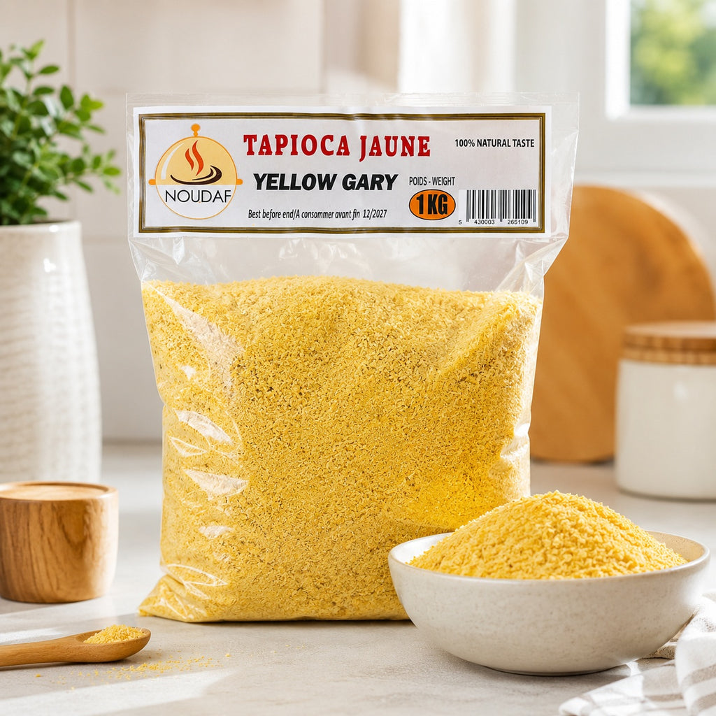 NOUDAF — 100 % NATURAL TASTE — Tapioca Jaune / Yellow Gary