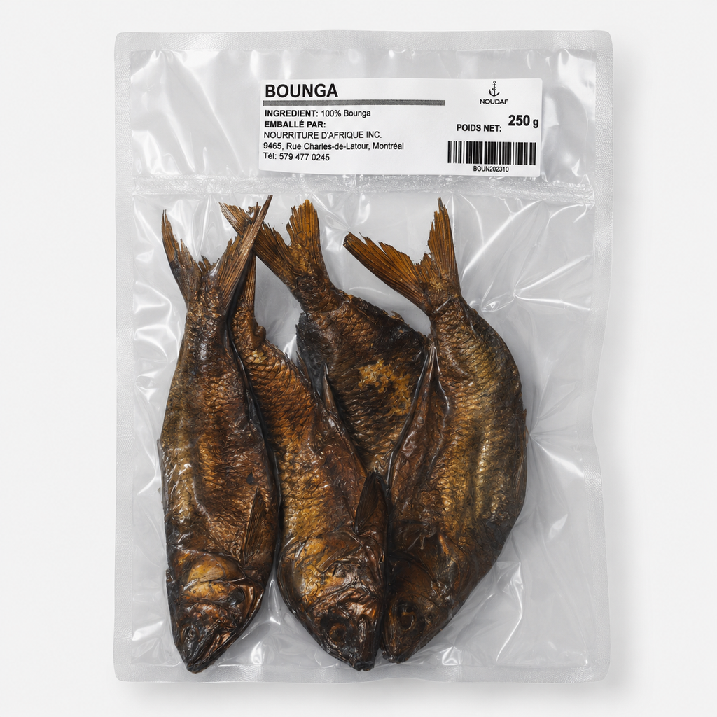 Nourriture d'Afrique — Bounga — Poisson fumé