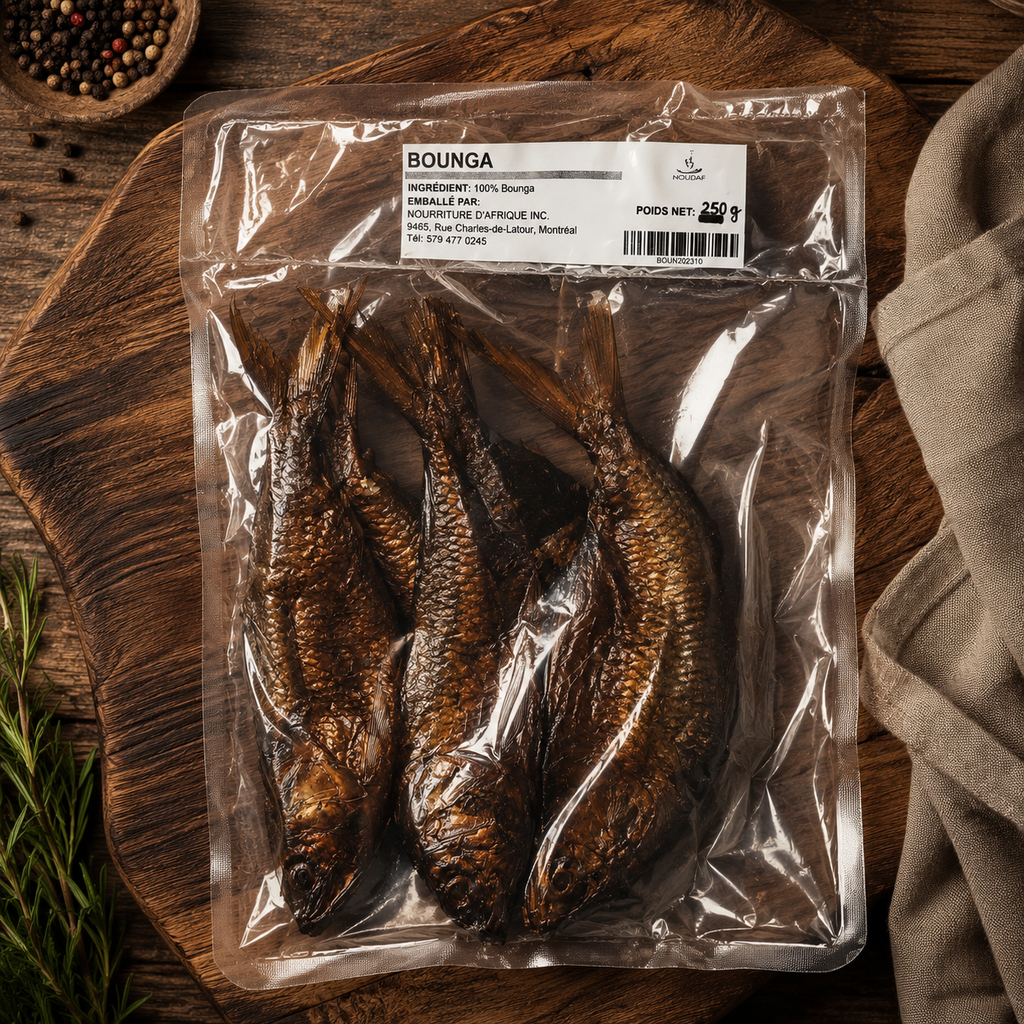 Nourriture d'Afrique — Bounga — Poisson fumé