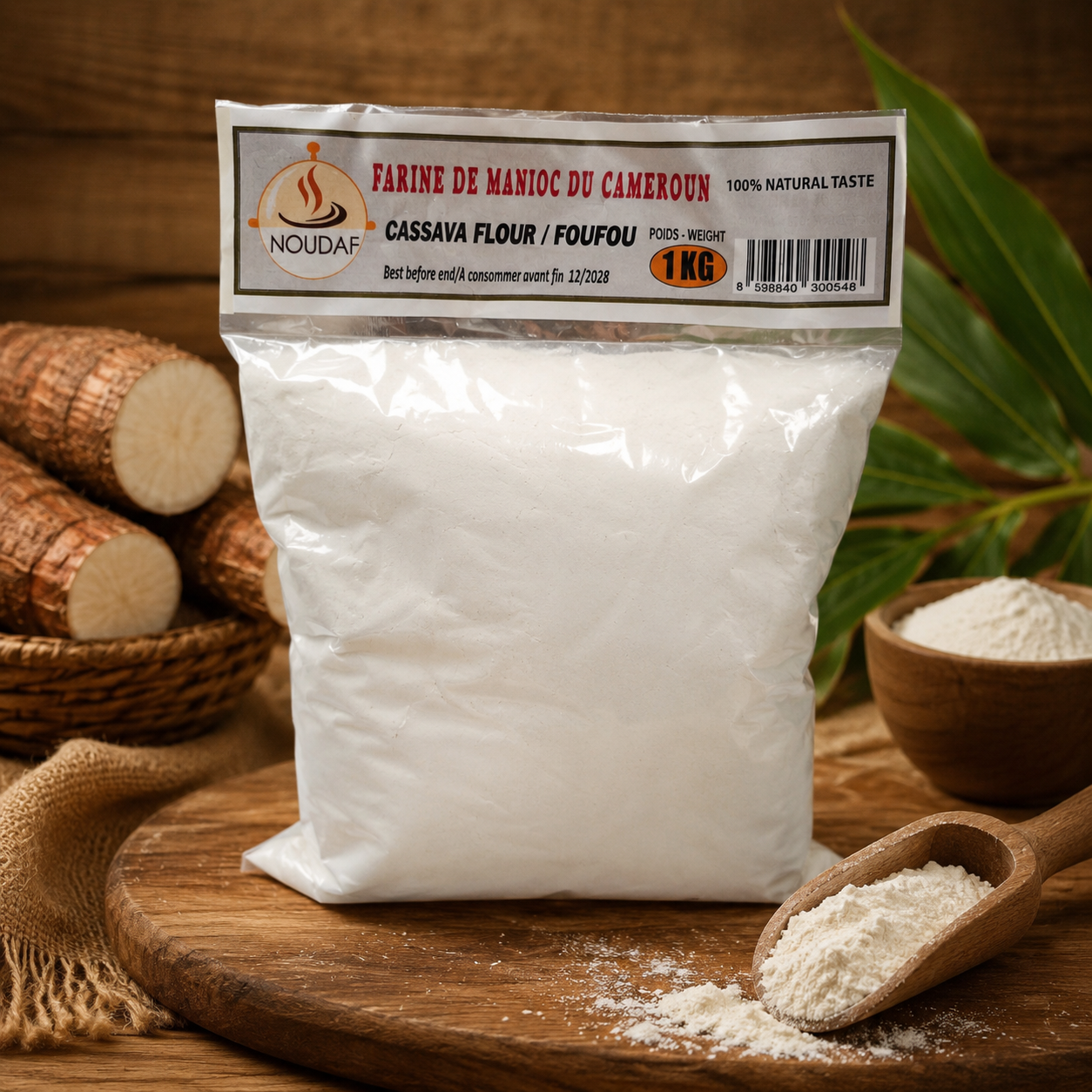 Nourriture d'Afrique — Farine de Manioc