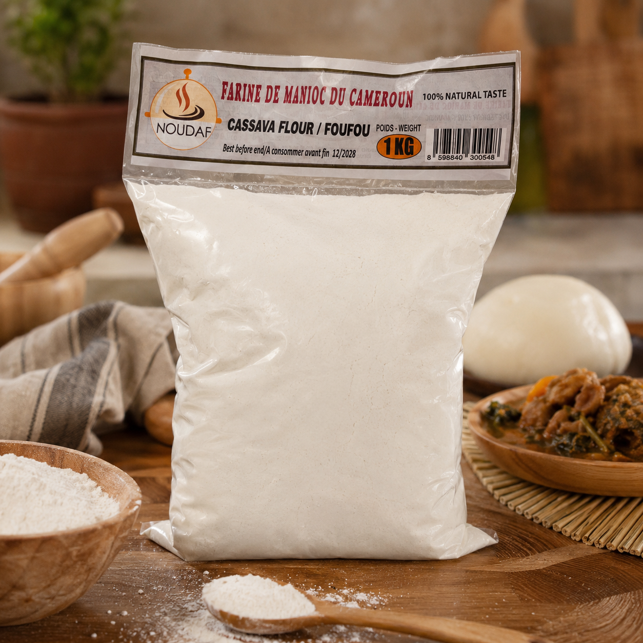 Nourriture d'Afrique — Farine de Manioc