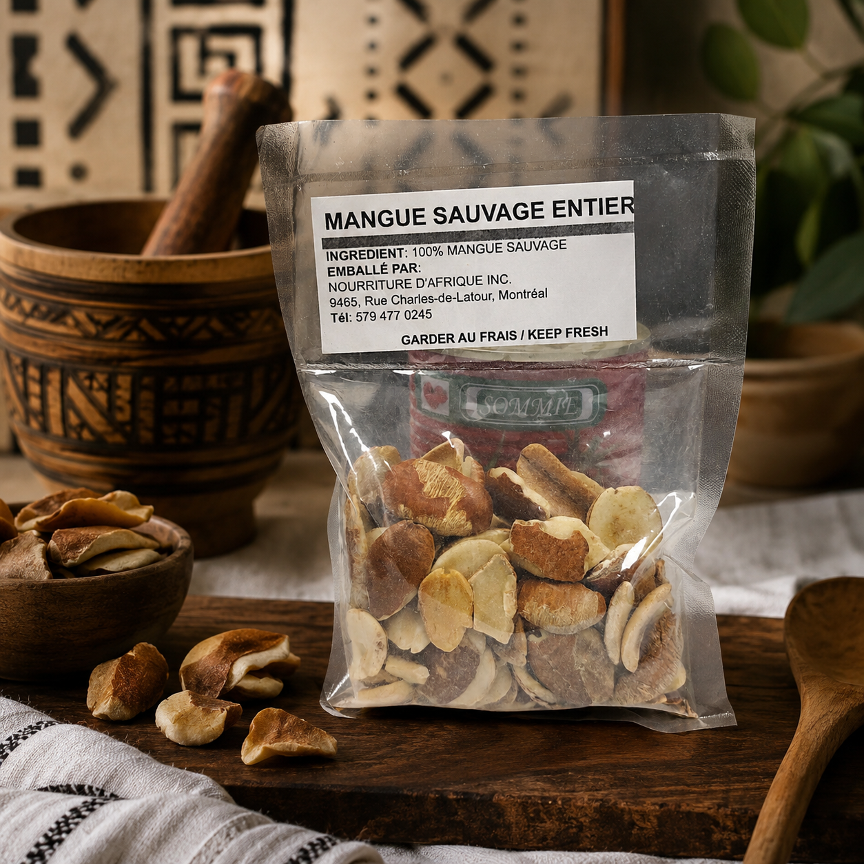 Nourriture d'Afrique — Mangue Sauvage entière (Ogbono)