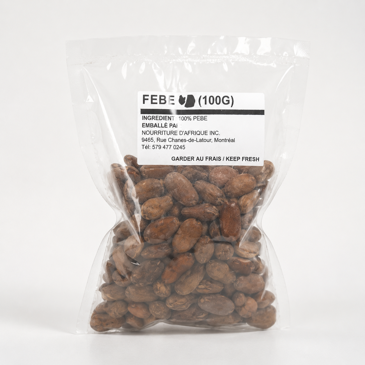 Nourriture d'Afrique — Pebe Entier (4 côtés)