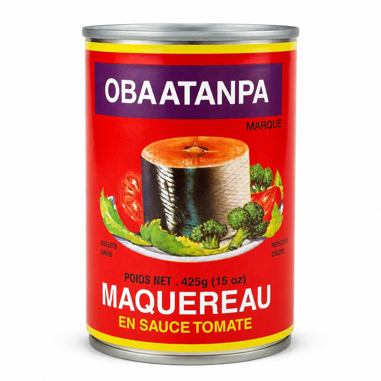 OBAATANPA — MARQUE — Maquereau en sauce tomate