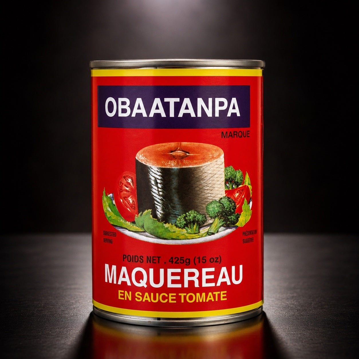 OBAATANPA — MARQUE — Maquereau en sauce tomate