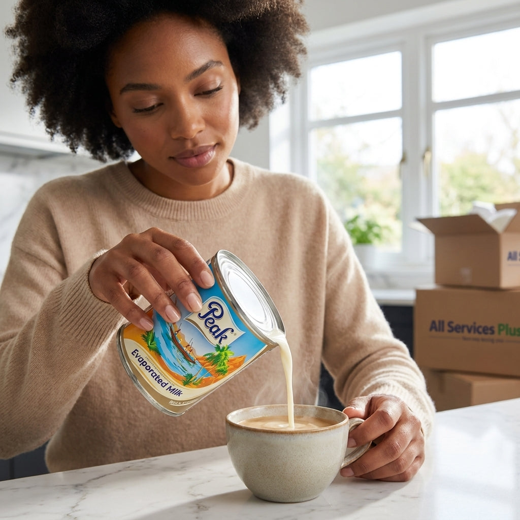 Peak Evaporated Milk — femme en cuisine