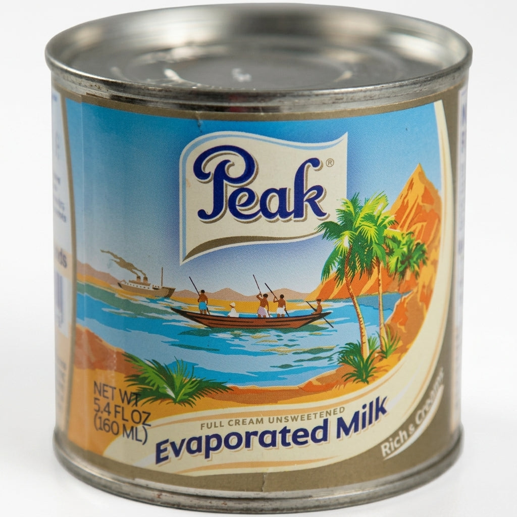 Peak Evaporated Milk 160 mL — packshot fond blanc