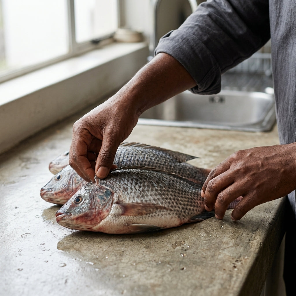 Carton moyen tilapia