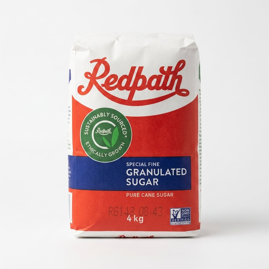 Redpath Sucre blanc 4 kg — packshot fond blanc