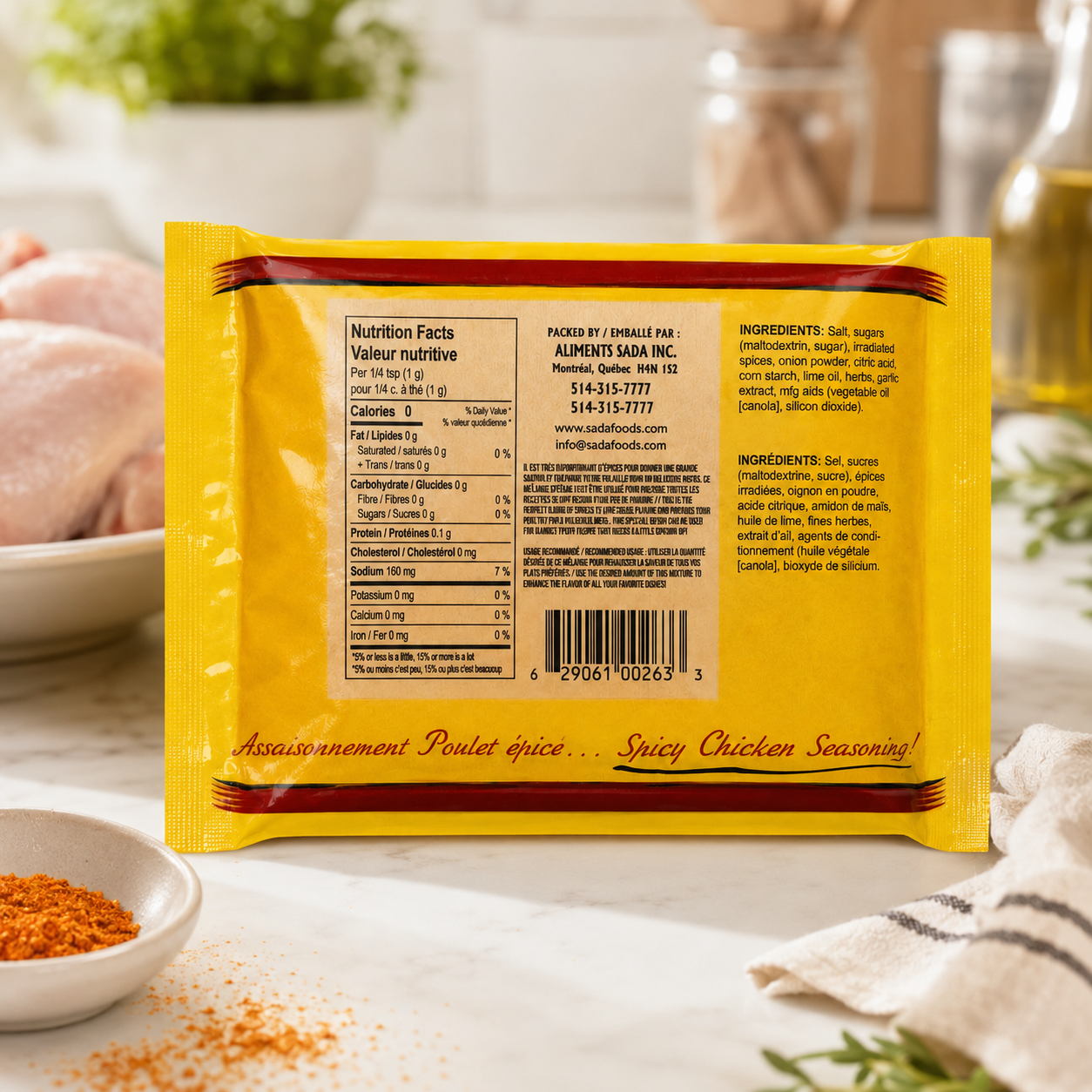 Sada — Assaisonnement Poulet Épicé