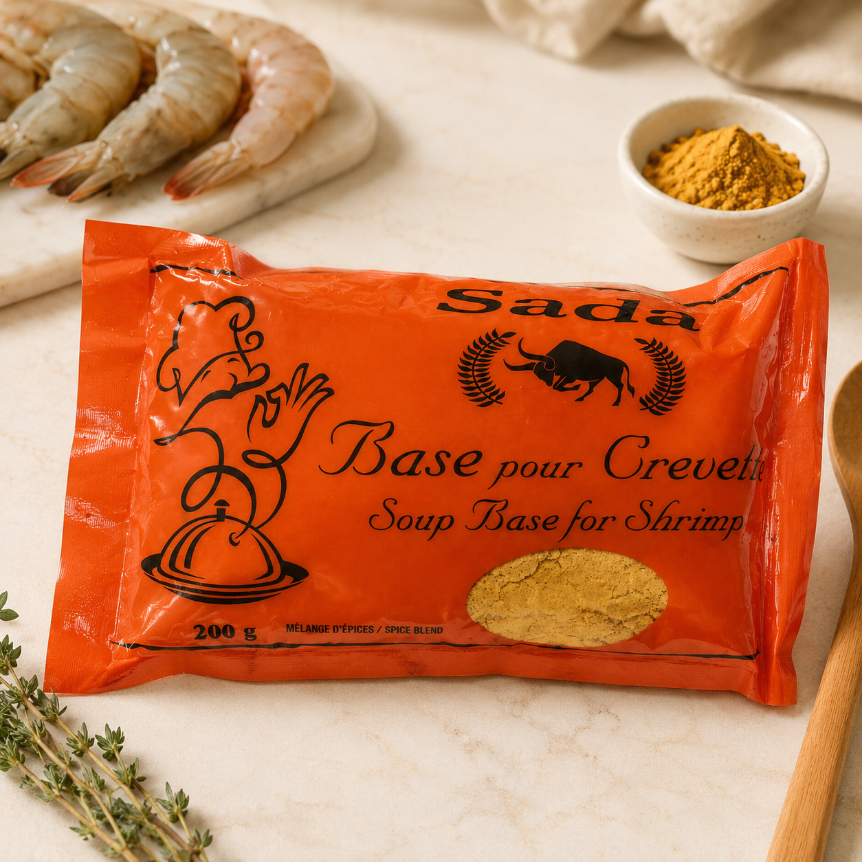 Sada — Base pour Crevette
