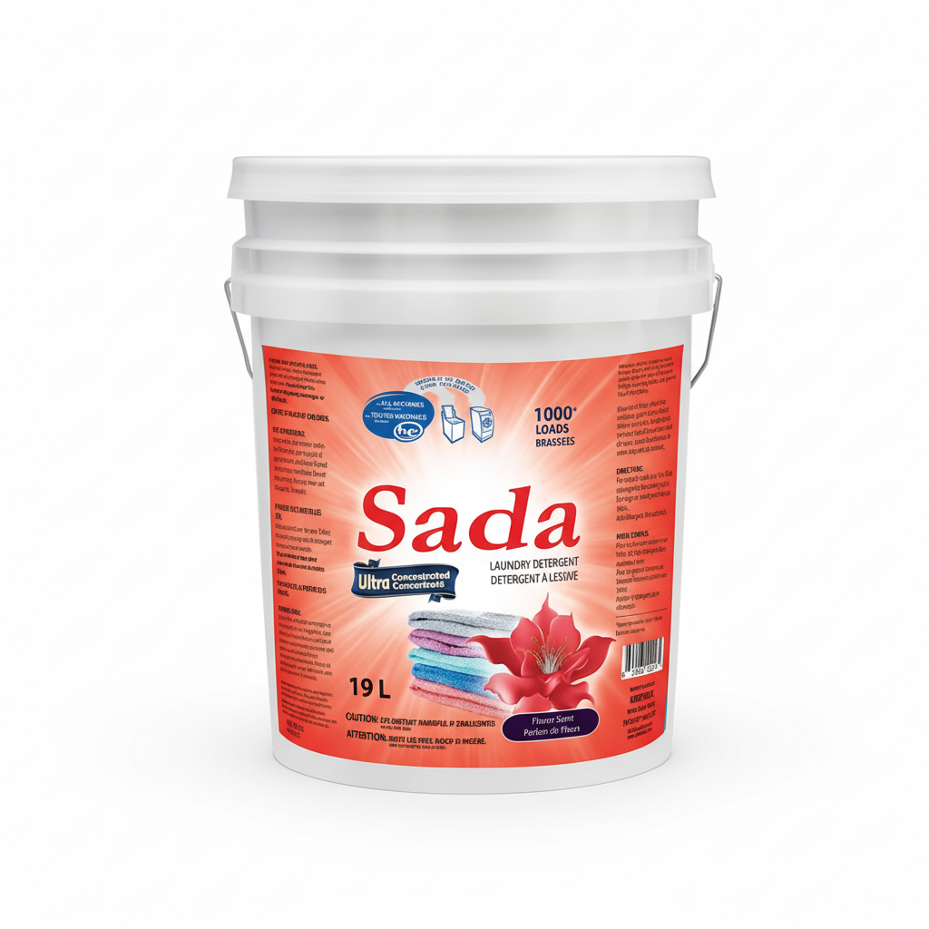 Détergent Liquide Sada — Parfum de Fleurs (19 L)